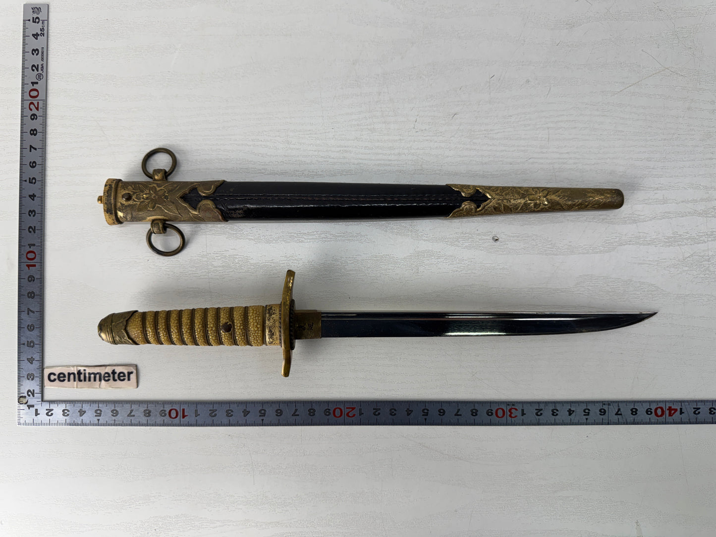 Y10376 Imperial Japan Army Navy Dagger short sword replica Japanese WW2 vintage