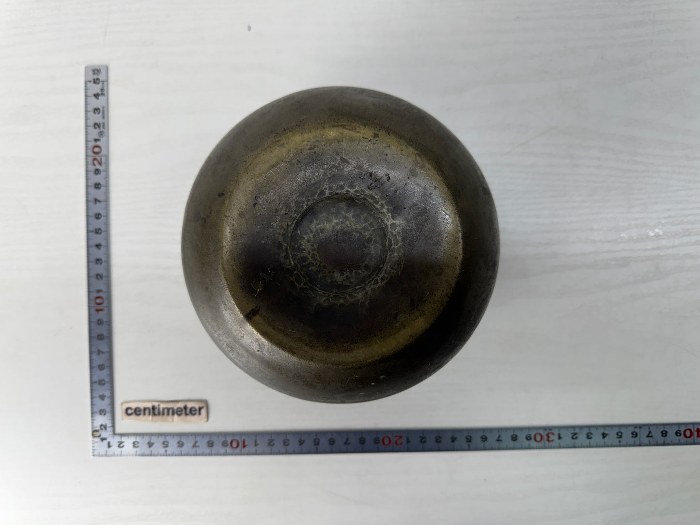 Y10378 KENSUI Copper water pot container Japan antique tea ceremony utensils