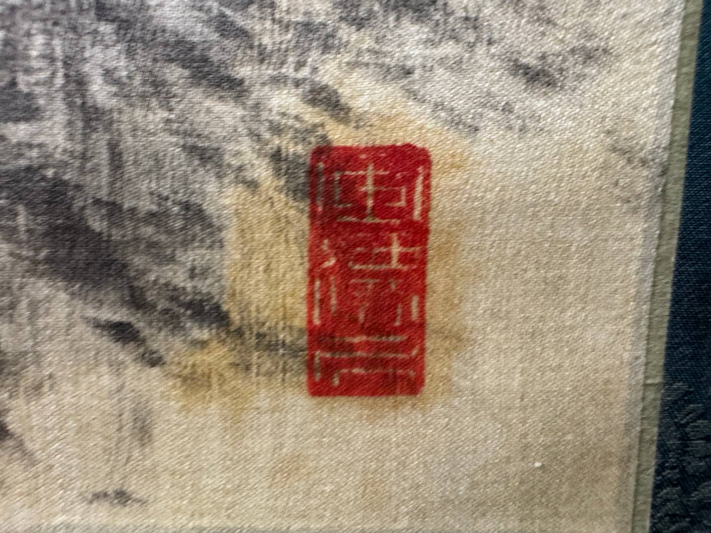Y10396 KAKEJIKU Hanging scroll ink painting Hermit signed box Japan antique