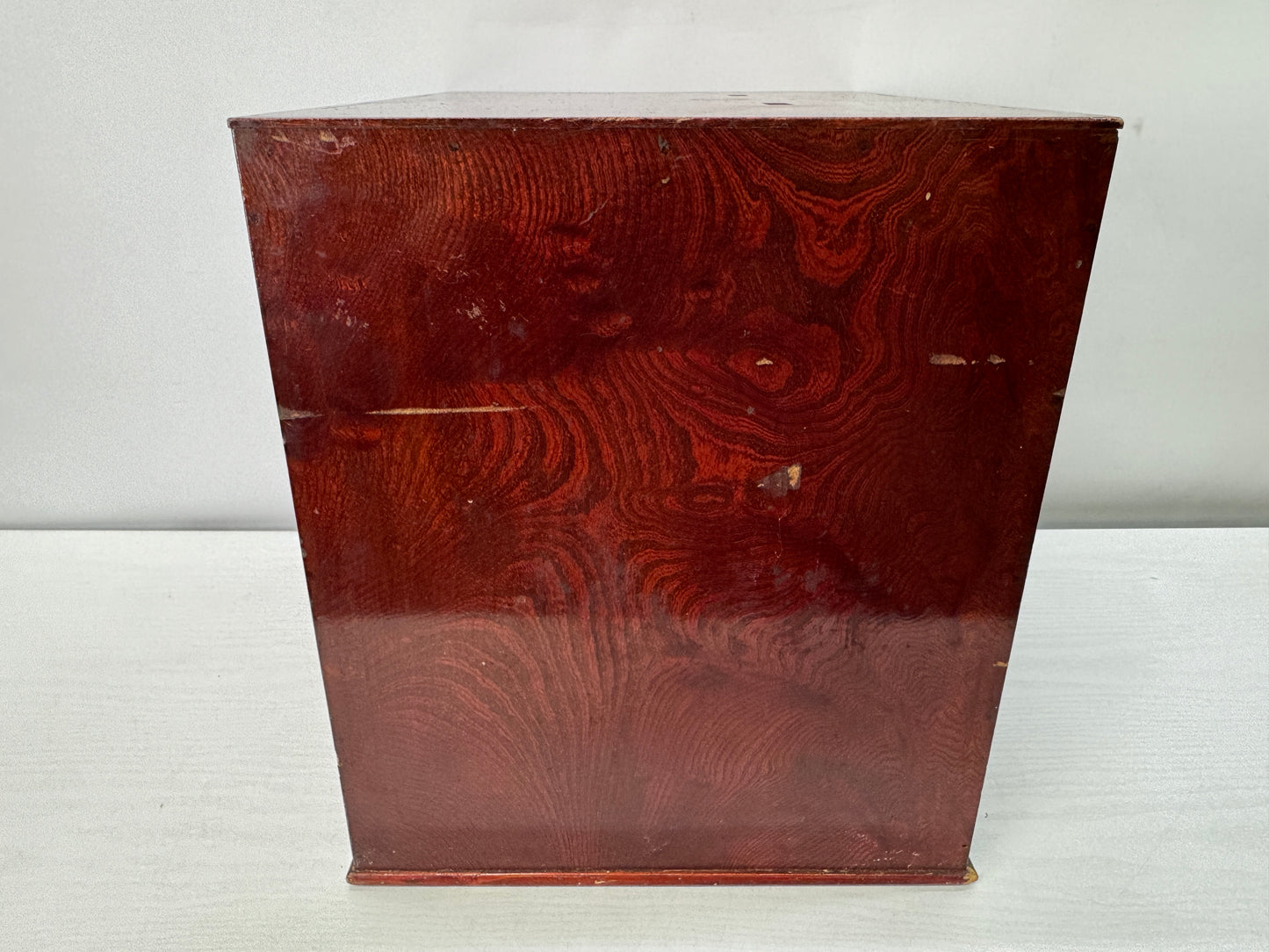 Y10406 TANSU wooden small chest of drawers Dressing table Tamamoku Japan antique