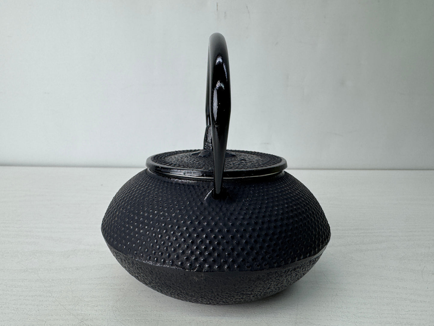 Y10416 TETSUBIN Nambu Iron teapot tea pot kettle Kyusu signed box Japan antique