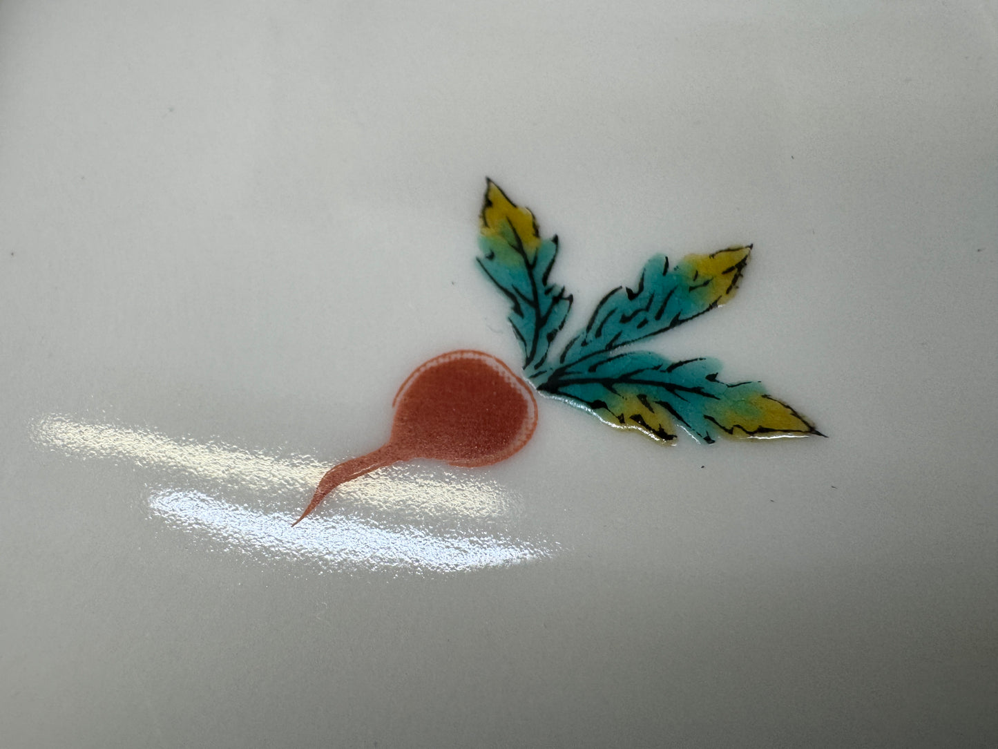 Y10421 DISH Kutani-ware serving plate signed box Japan antique tableware ktichen