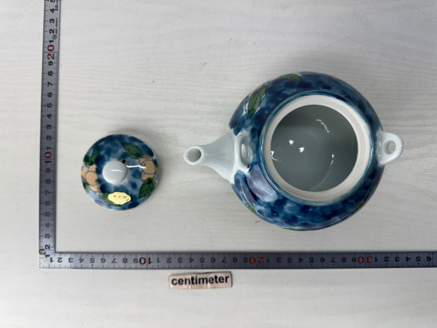 Y10427 CHAWAN Arita-ware tea set signed box Kyusu teapot Japan antique Sencha