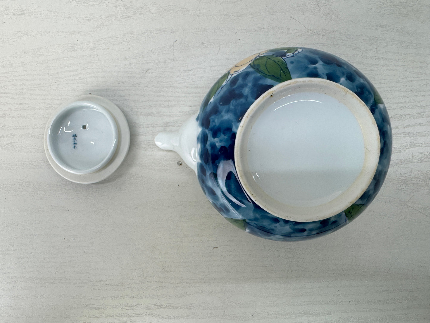 Y10427 CHAWAN Arita-ware tea set signed box Kyusu teapot Japan antique Sencha