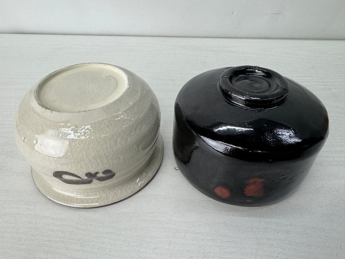 Y10429 CHAWAN Tea ceremony utensils set box bowl chasen chashaku Japan antique