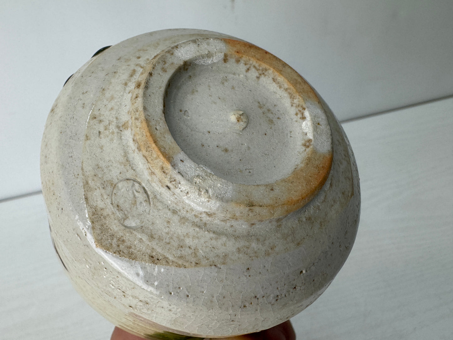 Y10430 CHAWAN outdoor Tea bowl set bamboo basket Japan antique tea ceremony