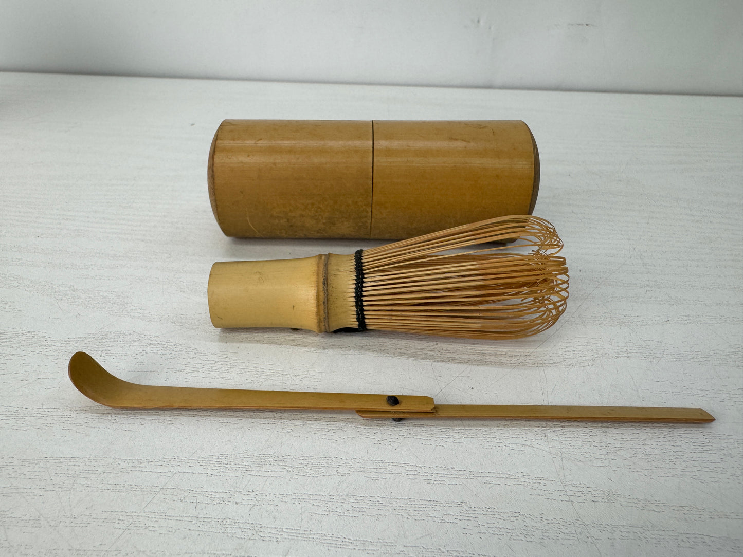 Y10430 CHAWAN outdoor Tea bowl set bamboo basket Japan antique tea ceremony