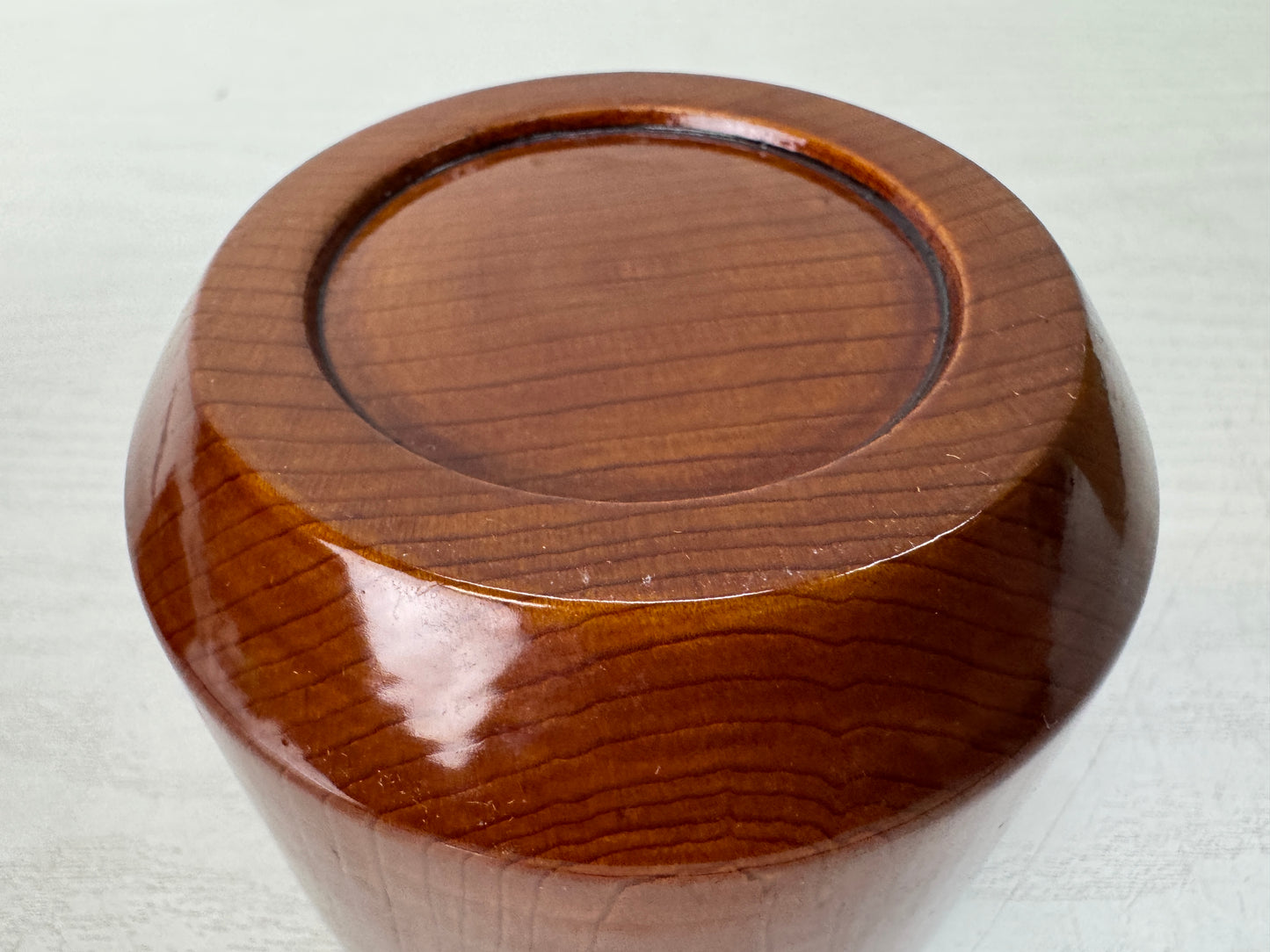 Y10431 TEA CADDY Shunkei lacquer Natsume signed box Japan antique tea ceremony