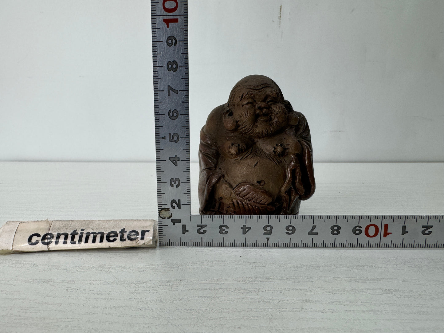 Y10433 BOX Mino-ware signed Japan antique incense container fragrance aroma