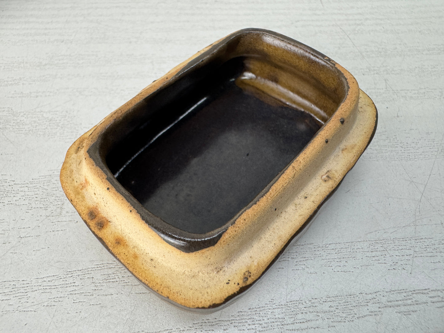 Y10434 BOX Seto-ware Shachihoko Japan antique incense container fragrance aroma