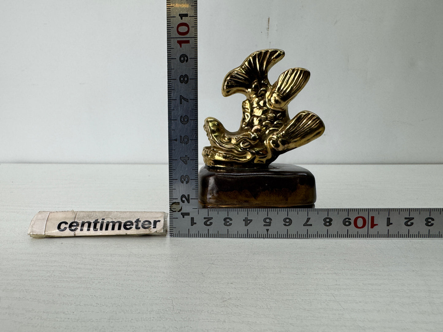 Y10434 BOX Seto-ware Shachihoko Japan antique incense container fragrance aroma