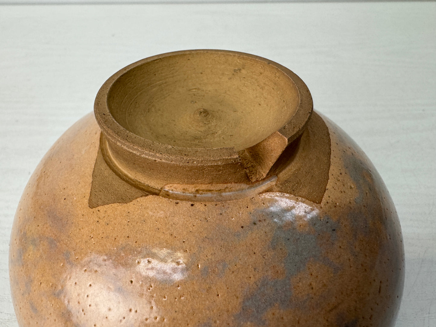 Y10451 CHAWAN Gohon bowl box Japan antique tea ceremony utensils pottery cup