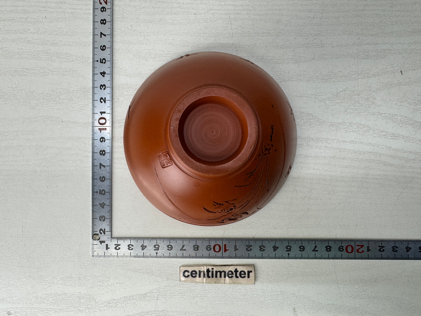 Y10455 CHAWAN Tokoname-ware bowl signed box Japan antique tea ceremony pottery