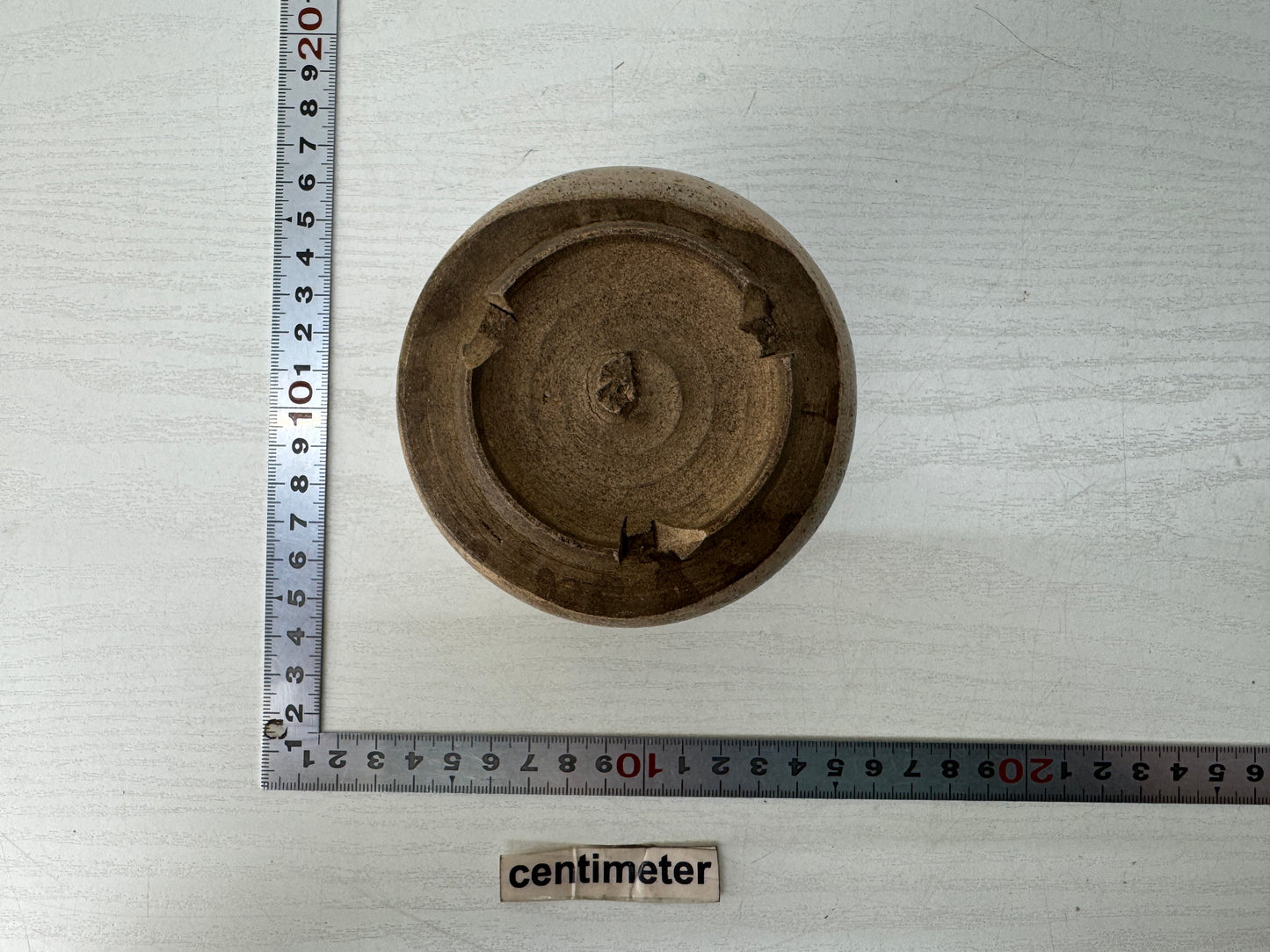 Y10457 CHAWAN Hagi-ware standing crane tube bowl box Japan antique tea ceremony