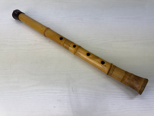 Y10464 SHAKUHACHI Bamboo flute Kinko style joint Japan antique traditional music