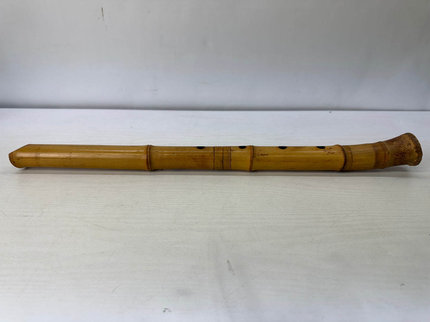 Y10464 SHAKUHACHI Bamboo flute Kinko style joint Japan antique traditional music