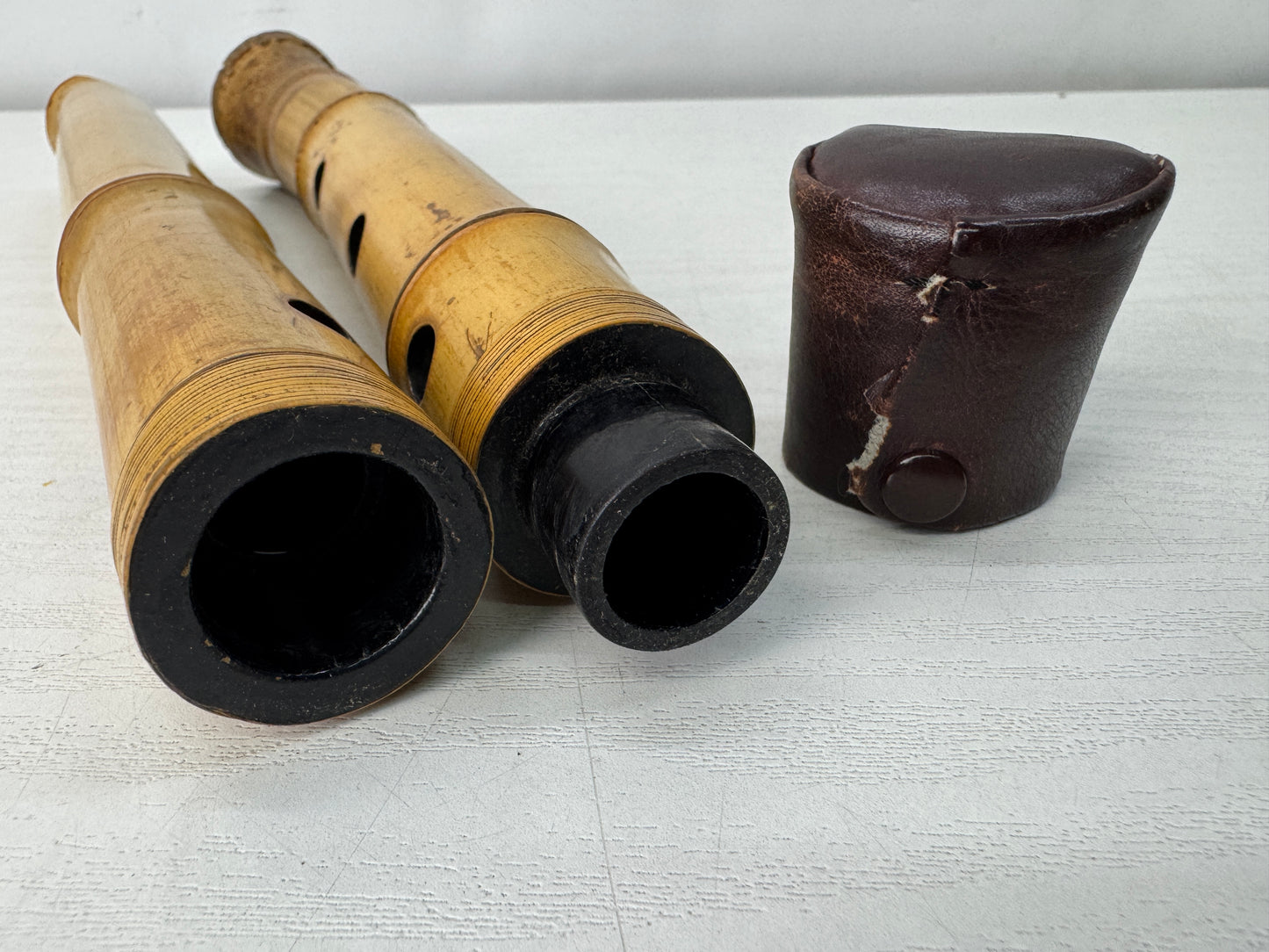 Y10464 SHAKUHACHI Bamboo flute Kinko style joint Japan antique traditional music
