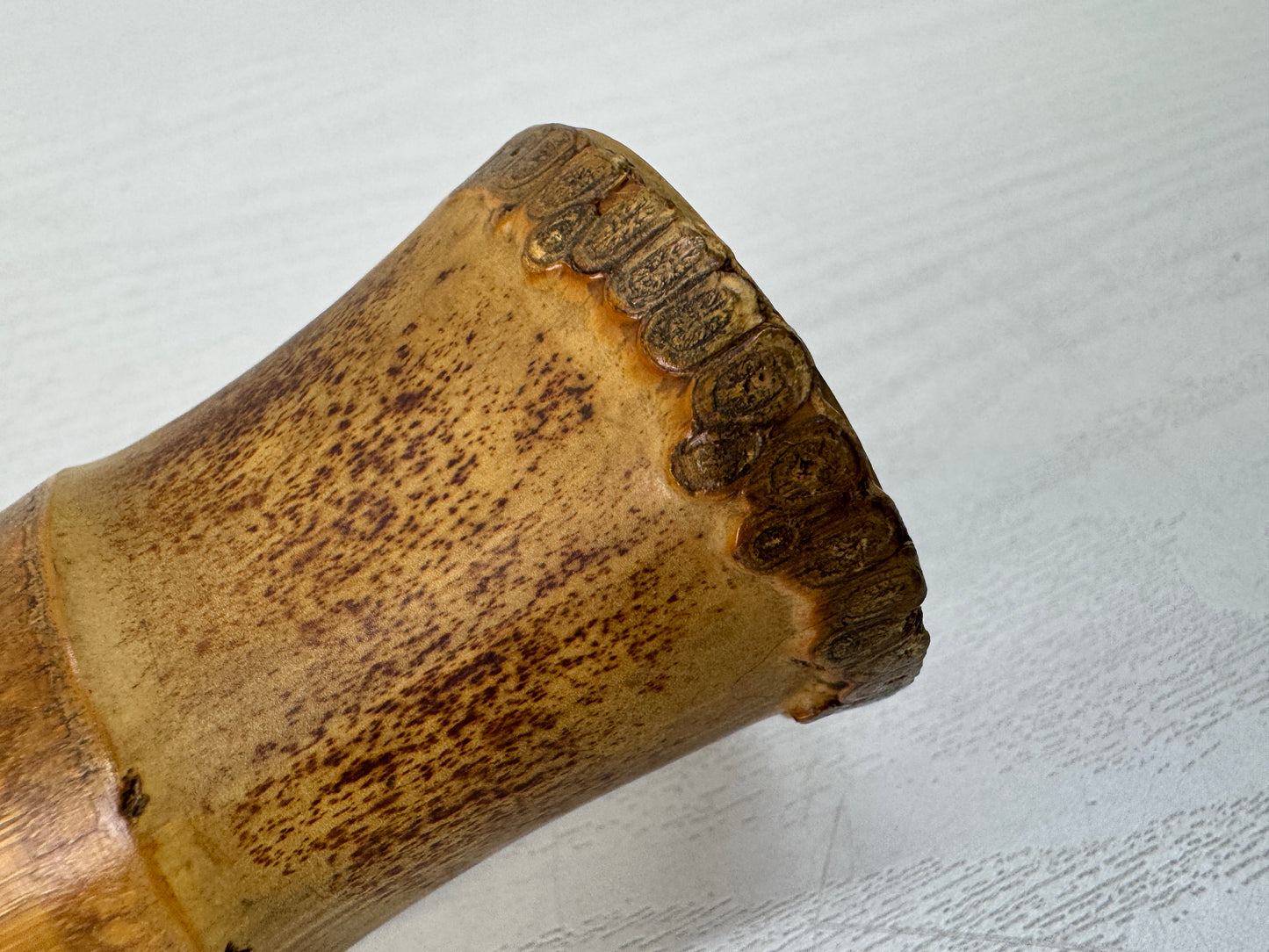Y10464 SHAKUHACHI Bamboo flute Kinko style joint Japan antique traditional music