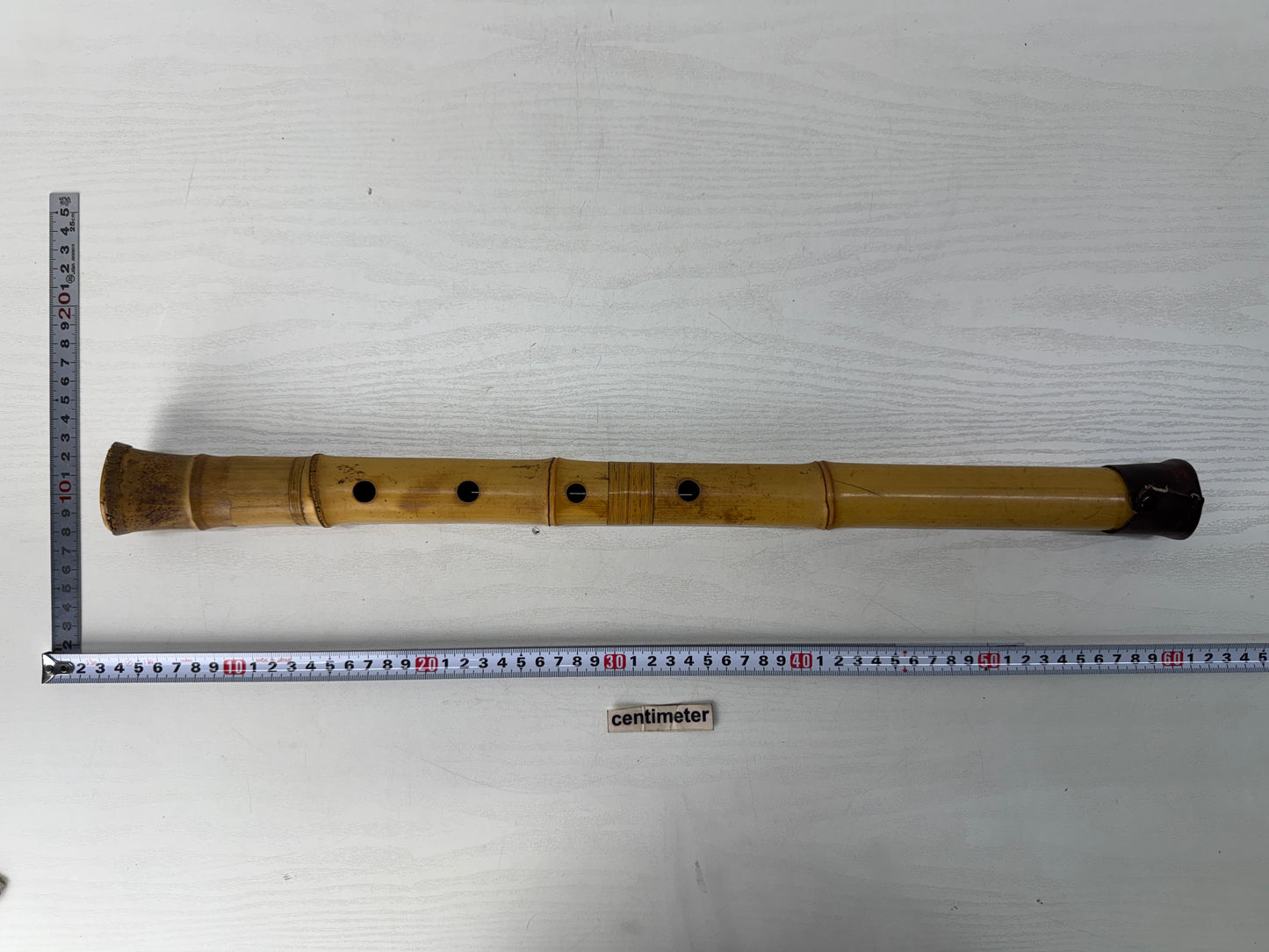 Y10464 SHAKUHACHI Bamboo flute Kinko style joint Japan antique traditional music