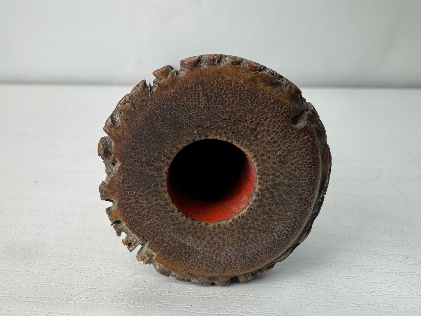 Y10465 SHAKUHACHI Bamboo flute one piece Japan antique traditional music sound