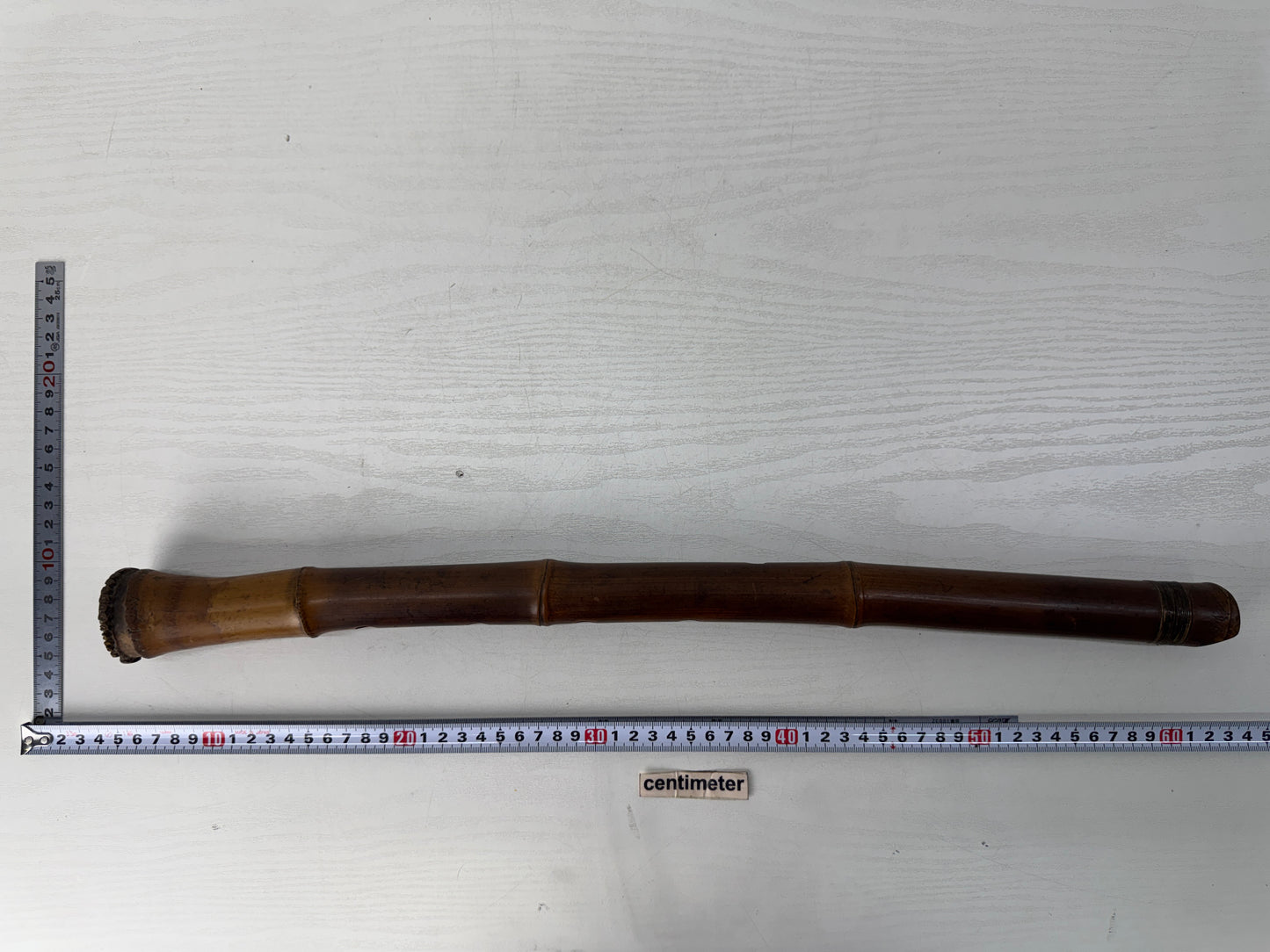 Y10465 SHAKUHACHI Bamboo flute one piece Japan antique traditional music sound