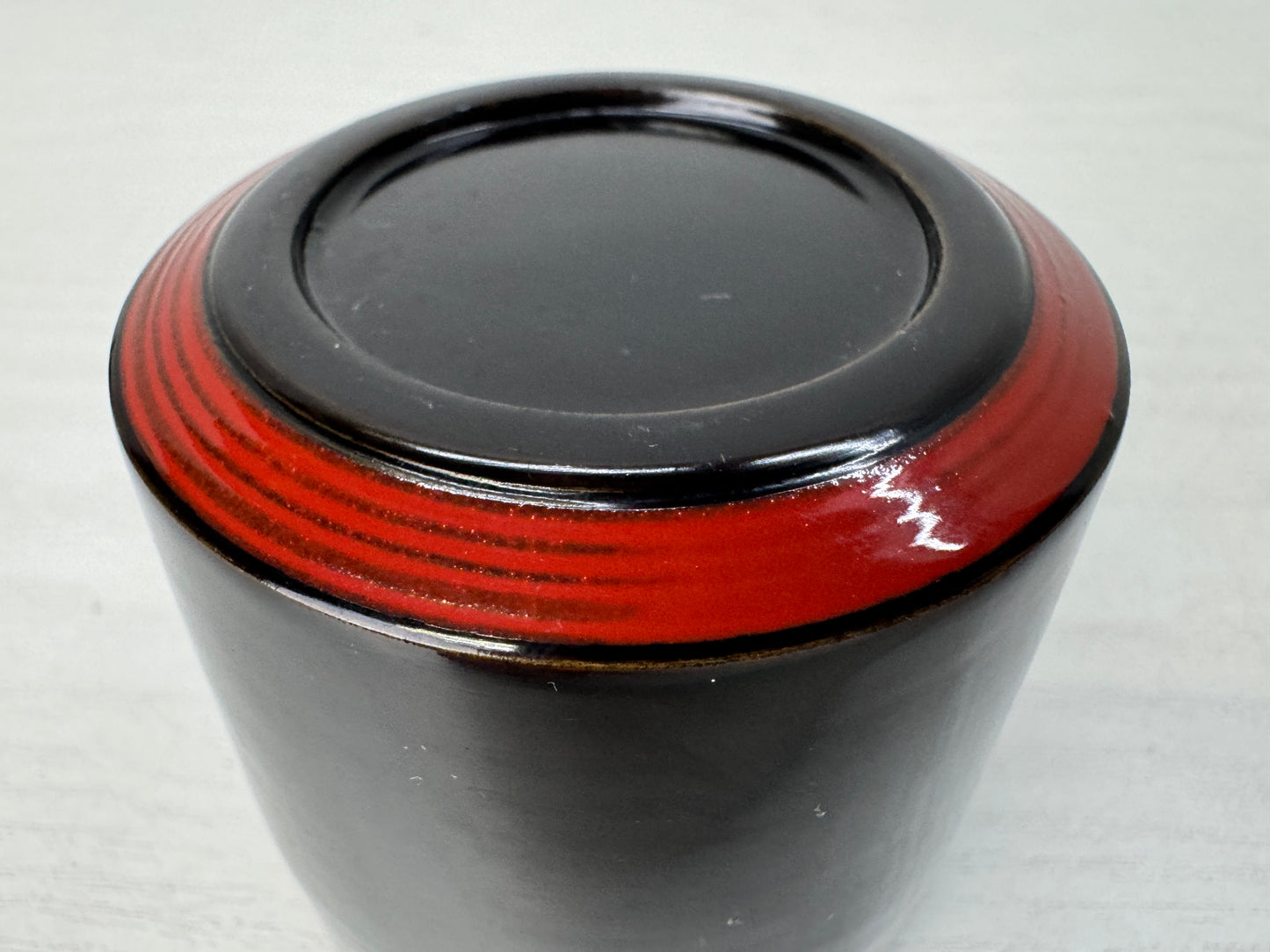 Y10472 TEA CADDY lacquered Natsume Matcha signed box Japan antique tea ceremony