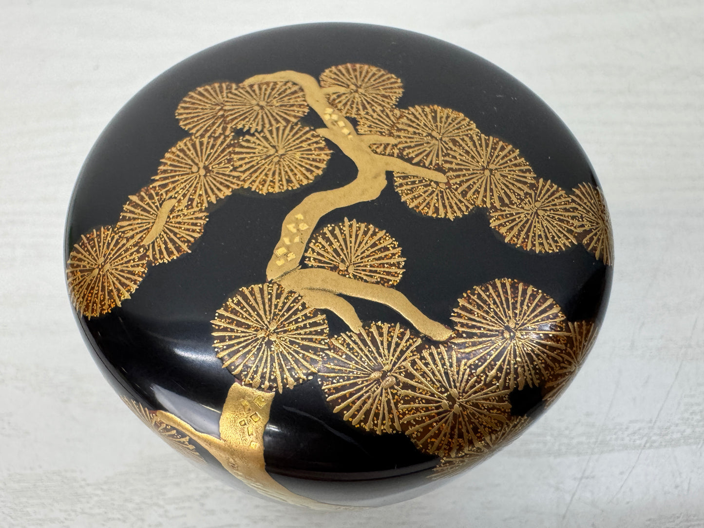Y10473 TEA CADDY Makie Natsume Matcha case signed box Japan antique tea ceremony