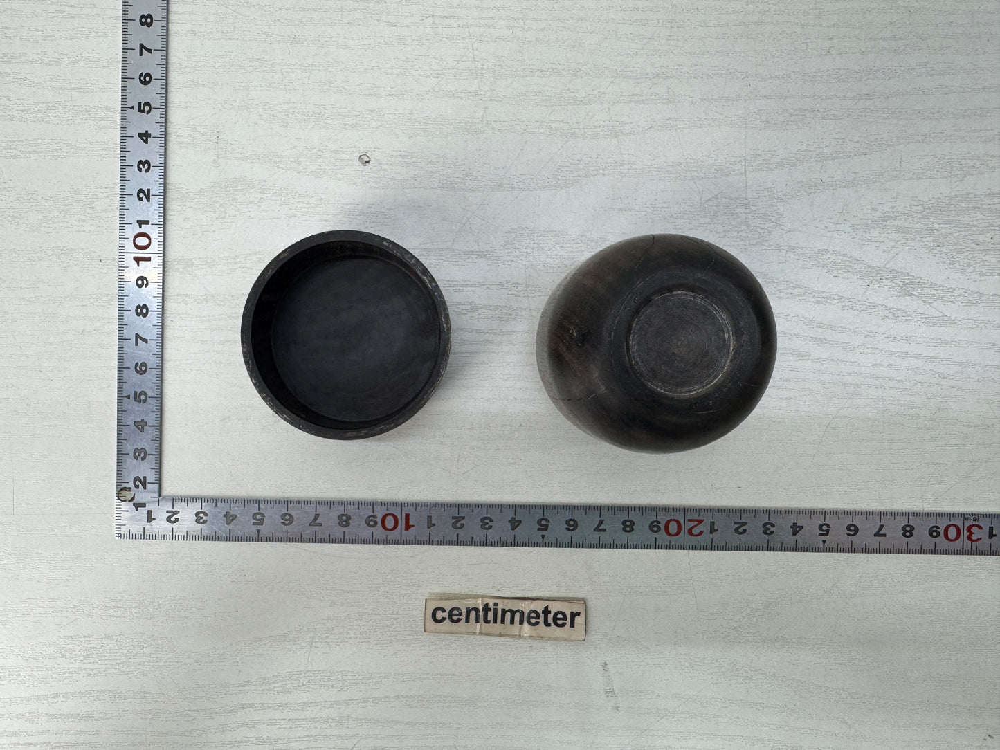 Y10475 TEA CADDY Black persimmon wood Natsume box Japan antique tea ceremony
