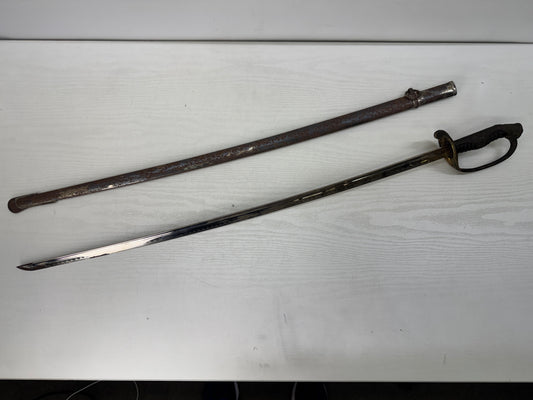 Y10476 Imperial Japan Army Navy Saber commander's sword Japanese WW2 vintage