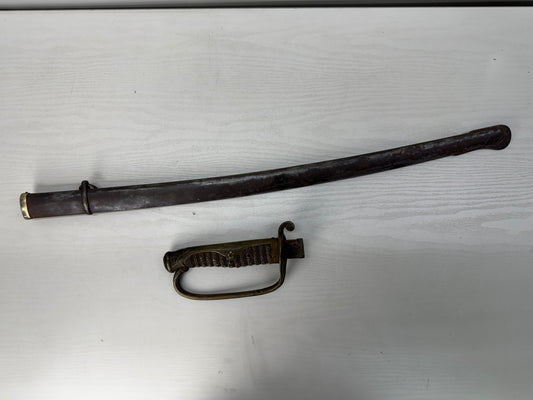 Y10477 Imperial Japan Army Saber sword tsuka saya koshirae Japanese WW2 vintage