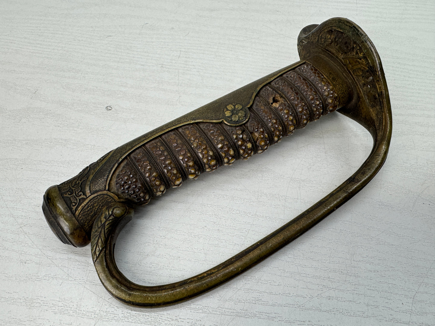 Y10477 Imperial Japan Army Saber sword tsuka saya koshirae Japanese WW2 vintage