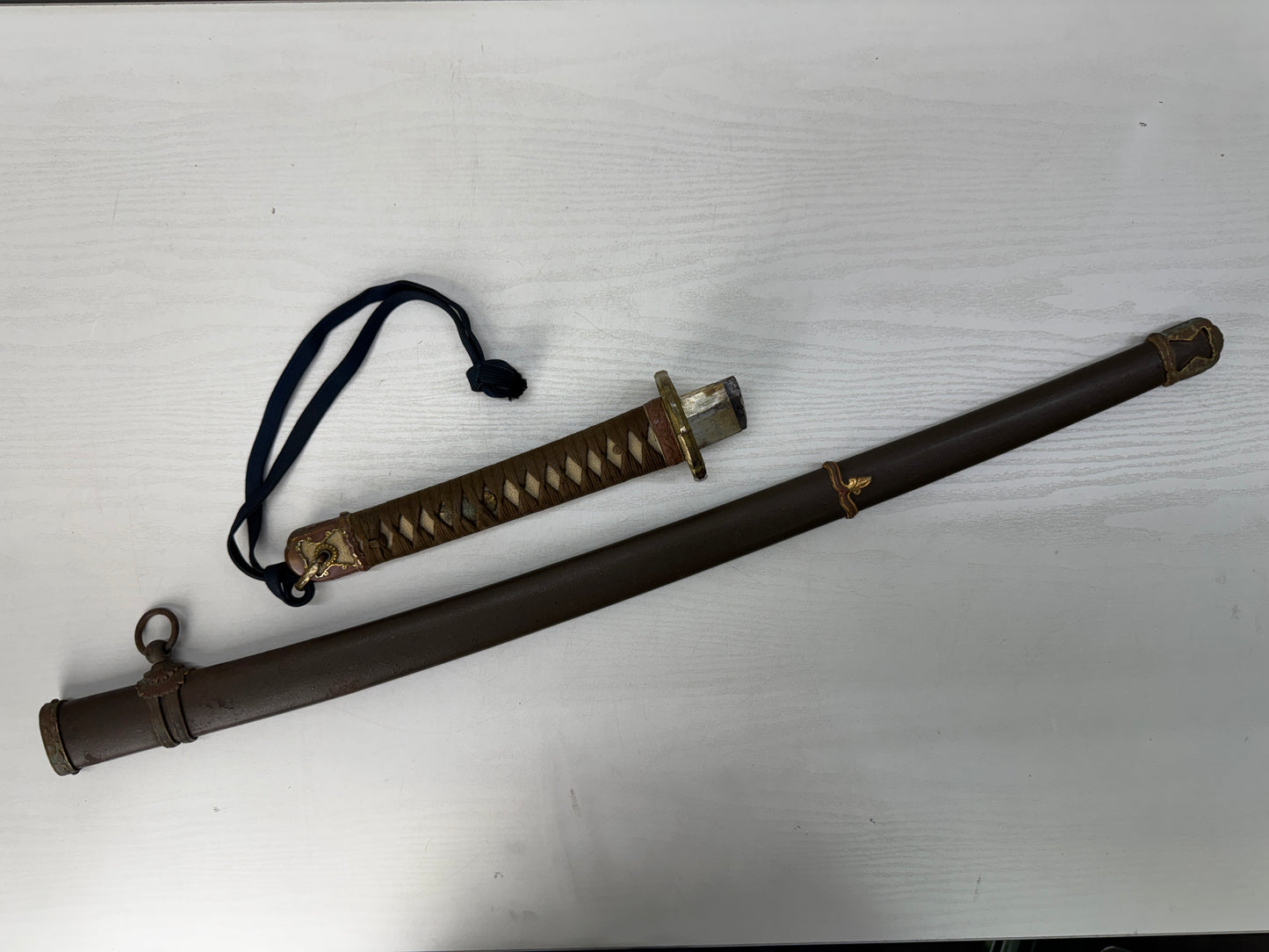 Y10478 Imperial Japan Army Military sword Koshirae mounting Japanese WW2 vintage