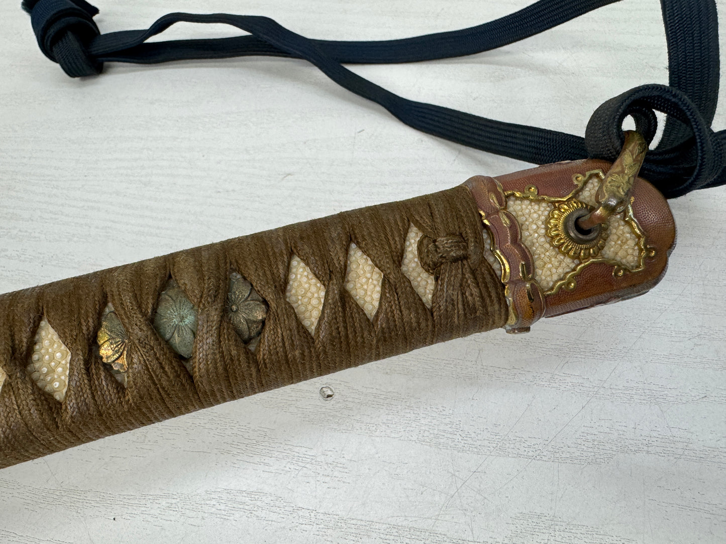 Y10478 Imperial Japan Army Military sword Koshirae mounting Japanese WW2 vintage