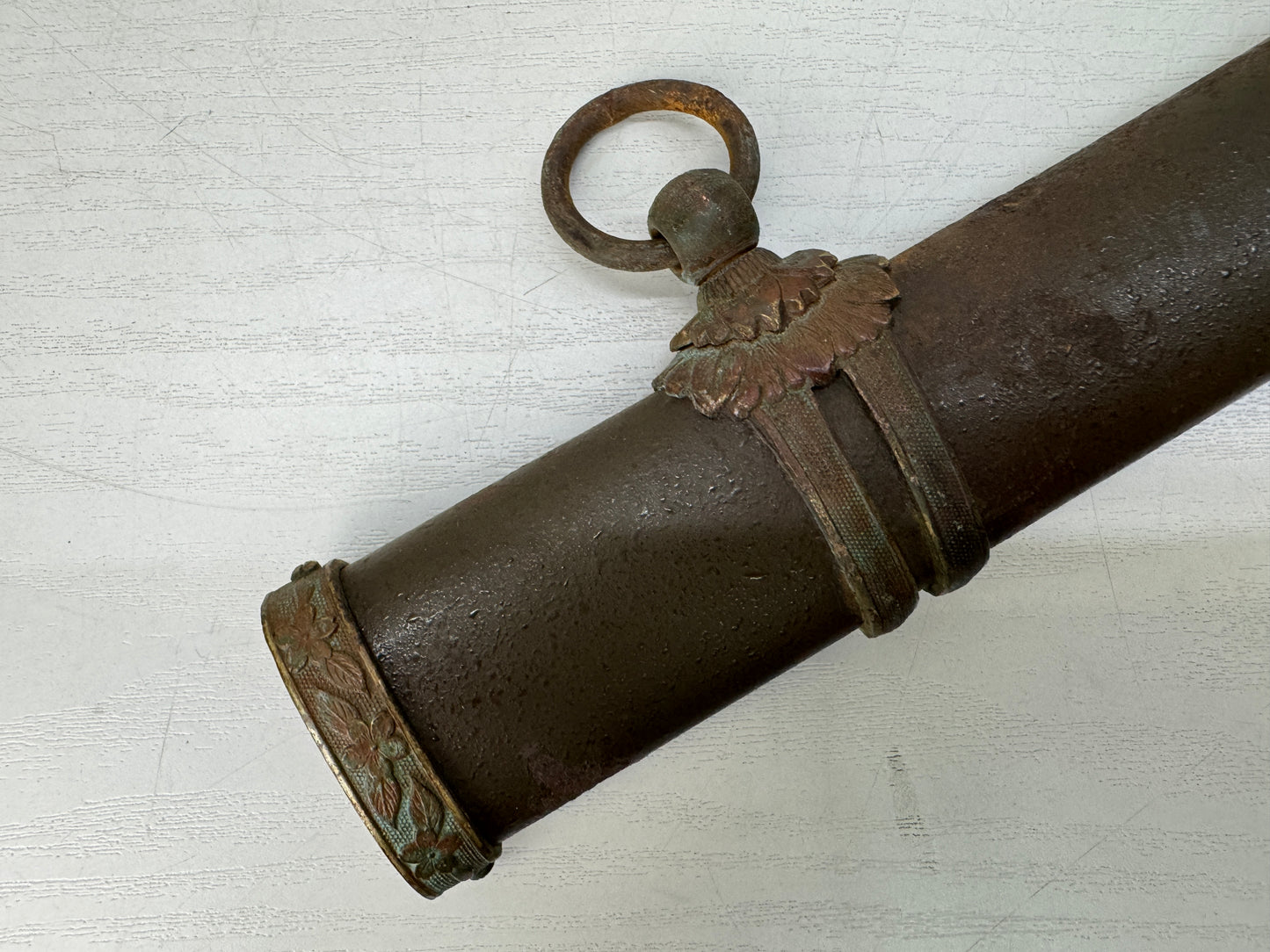Y10478 Imperial Japan Army Military sword Koshirae mounting Japanese WW2 vintage