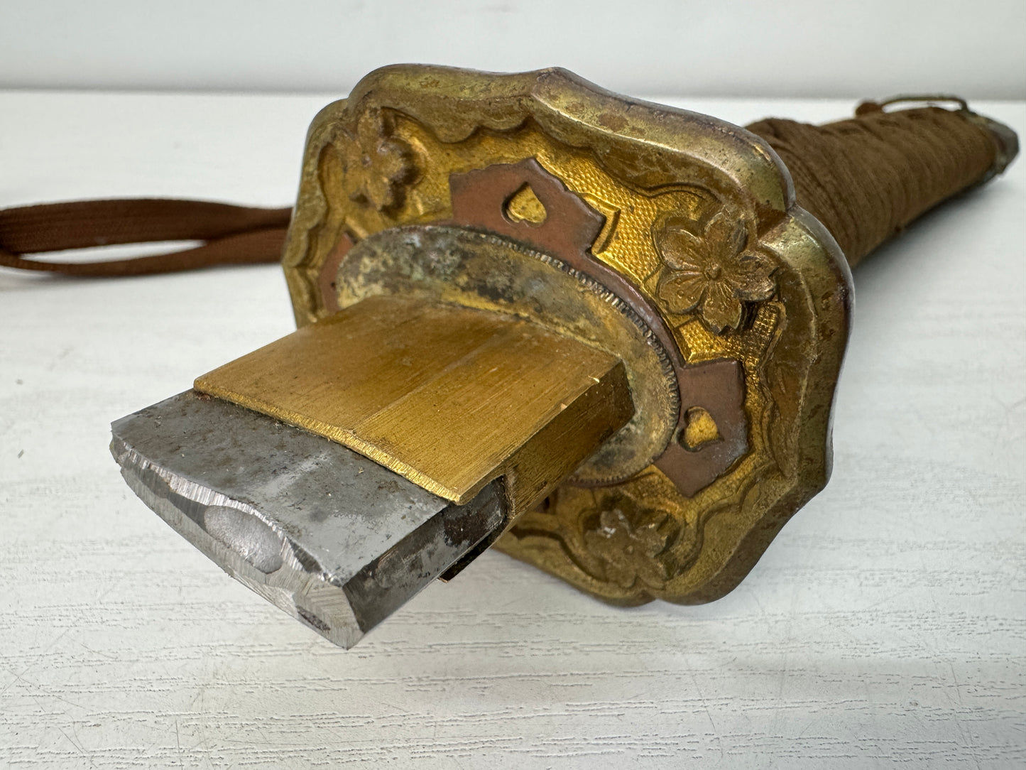 Y10479 Imperial Japan Army Military sword Koshirae mounting Japanese WW2 vintage