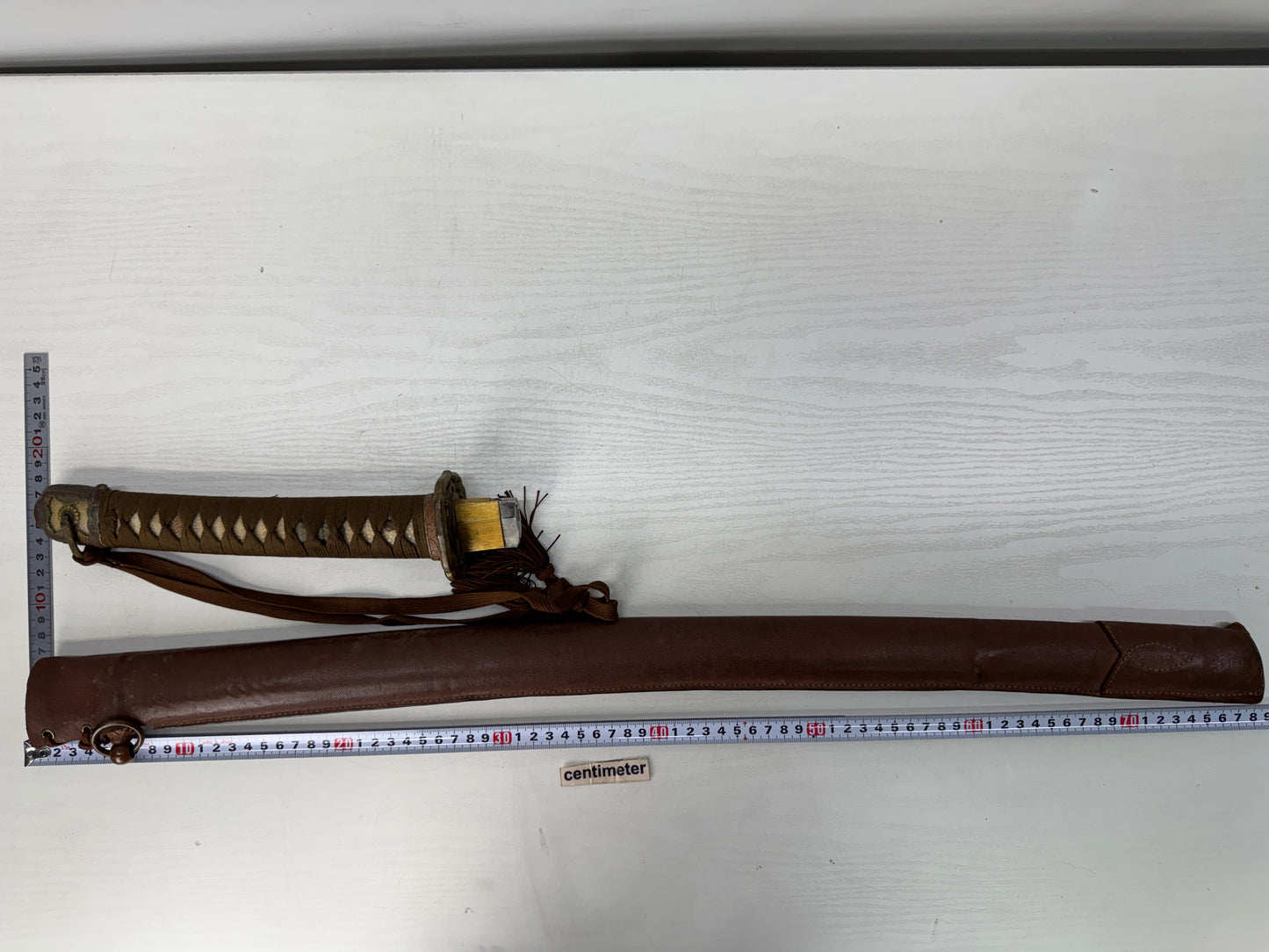 Y10479 Imperial Japan Army Military sword Koshirae mounting Japanese WW2 vintage