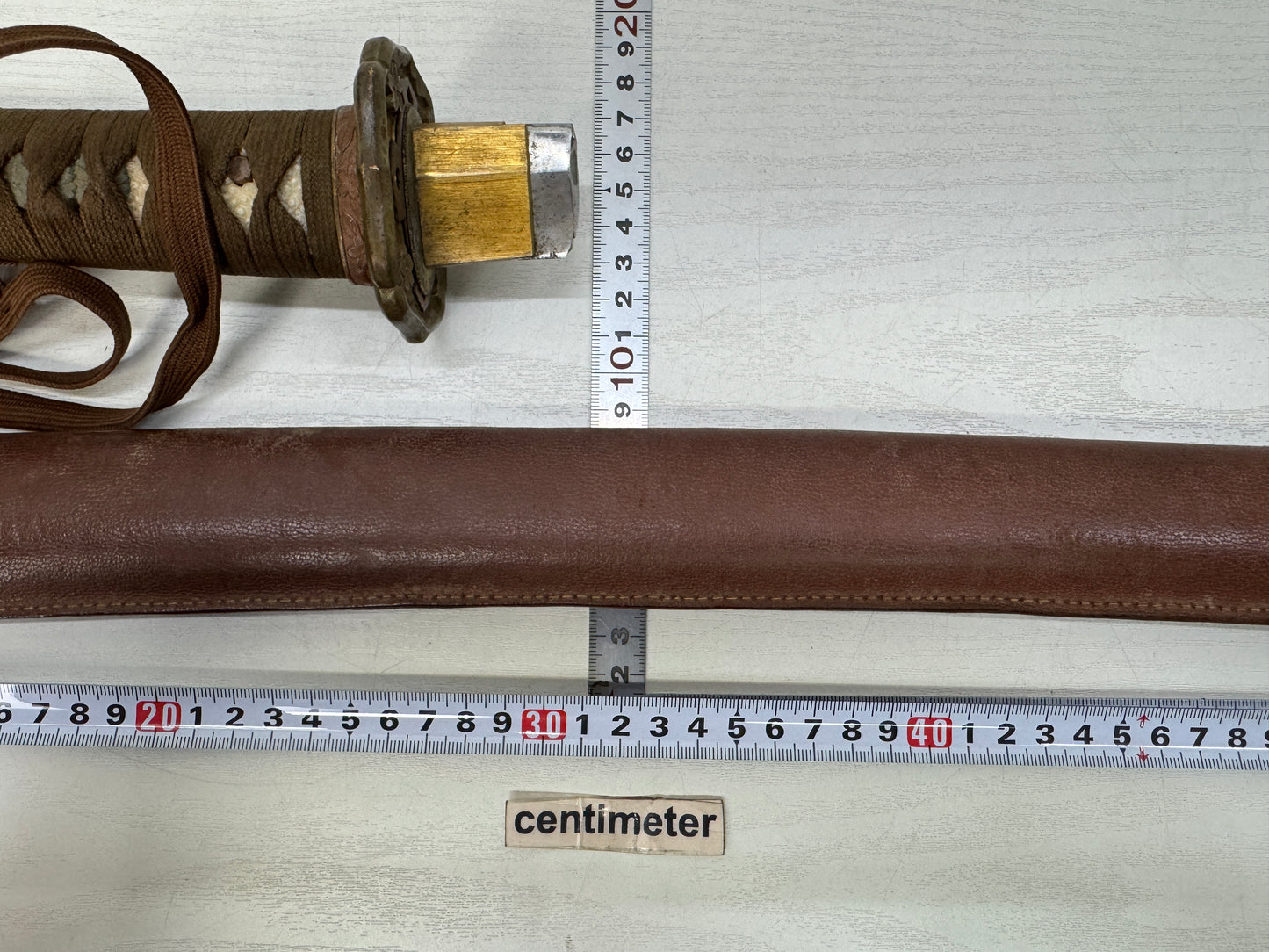 Y10479 Imperial Japan Army Military sword Koshirae mounting Japanese WW2 vintage