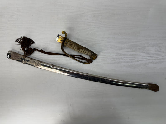 Y10480 Imperial Japan Army Navy Saber family crest Japanese WW2 vintage military