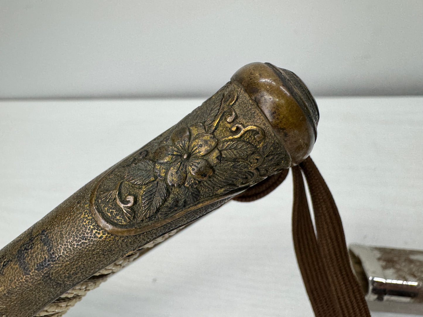 Y10480 Imperial Japan Army Navy Saber family crest Japanese WW2 vintage military