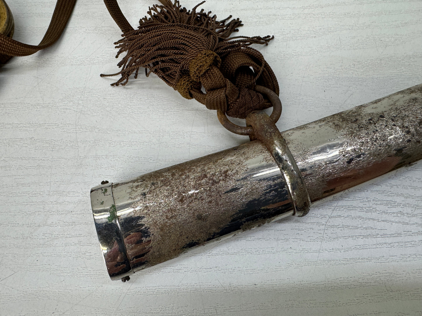 Y10480 Imperial Japan Army Navy Saber family crest Japanese WW2 vintage military