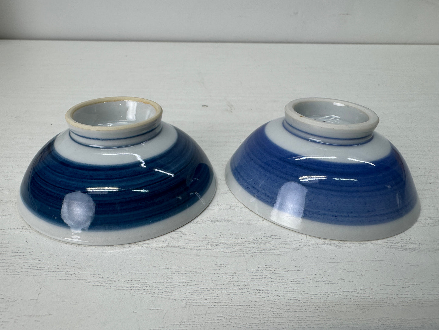 Y10491 CHAWAN Kutani-ware Sake cup set of 4 signed box Japan antique tableware
