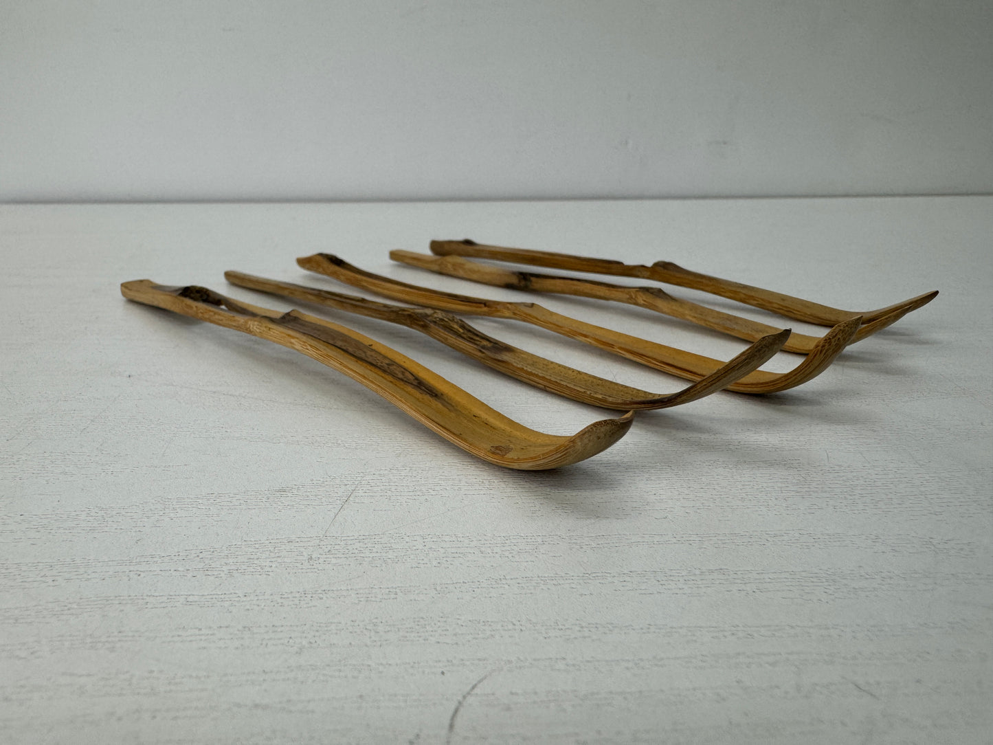 Y10492 CHASHAKU unique Bamboo scoop spoon box Japan antique tea ceremony utensil