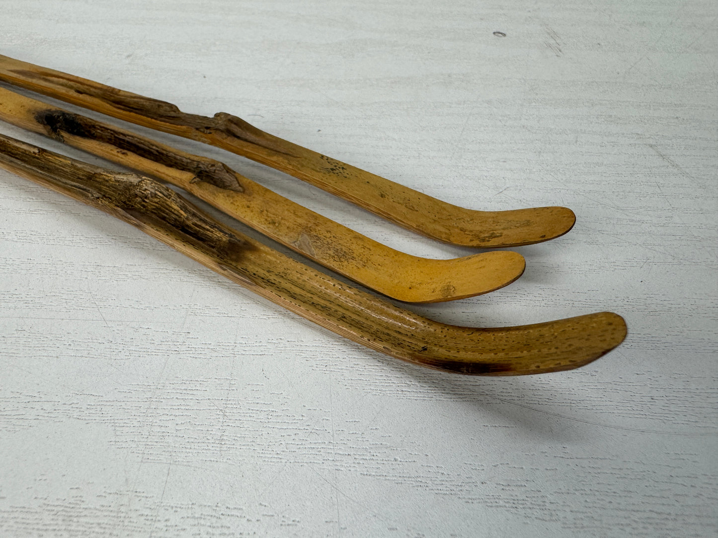 Y10492 CHASHAKU unique Bamboo scoop spoon box Japan antique tea ceremony utensil