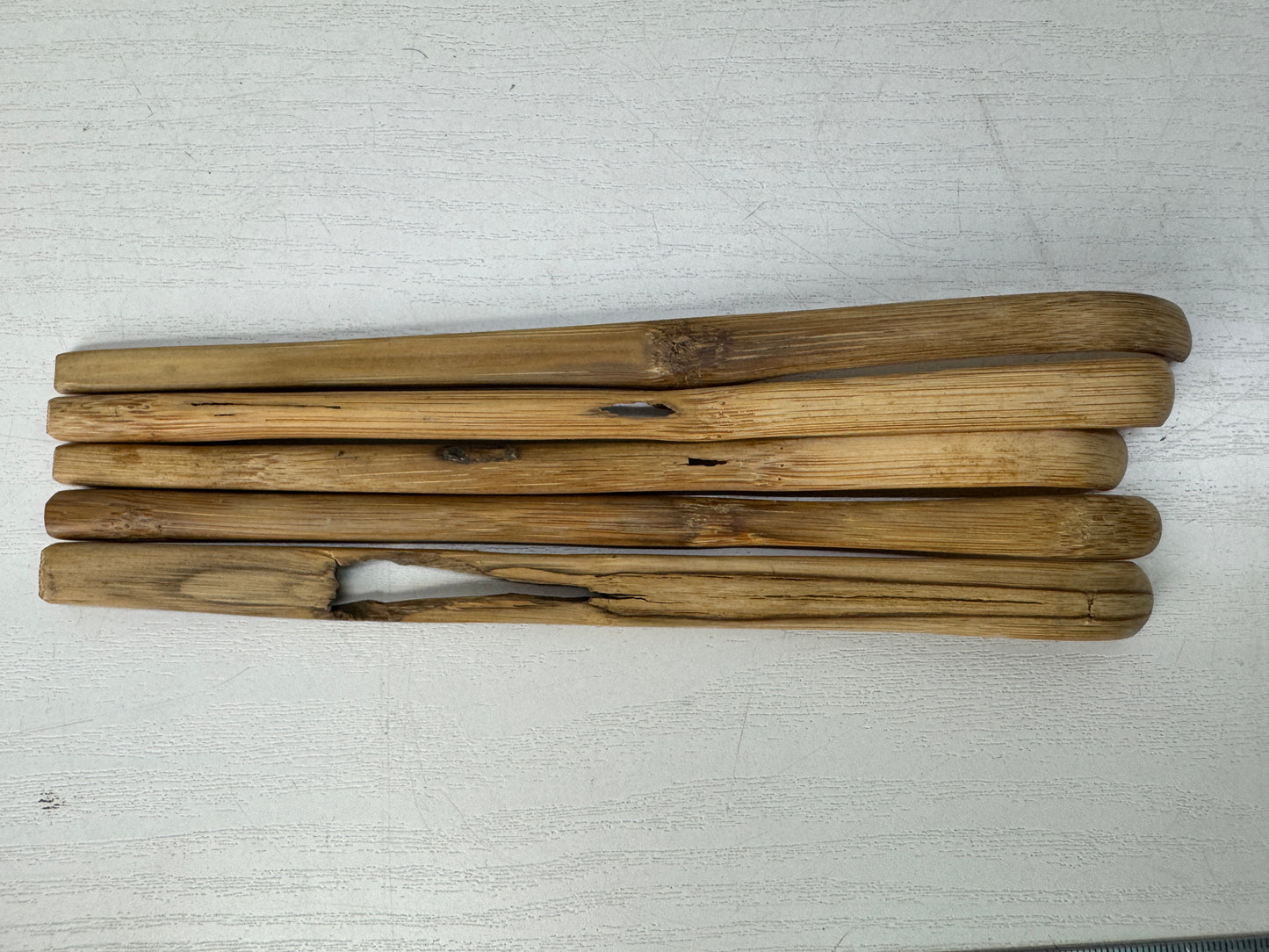 Y10492 CHASHAKU unique Bamboo scoop spoon box Japan antique tea ceremony utensil