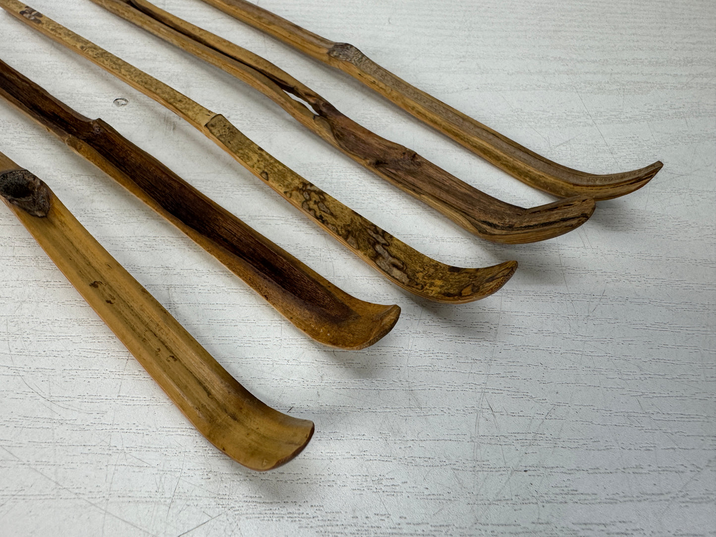 Y10493 CHASHAKU Scoop Spoon set of 10 Japan antique tea ceremony utensils