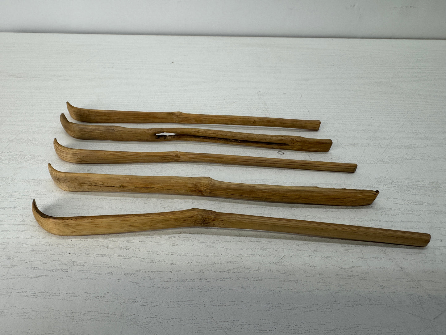 Y10493 CHASHAKU Scoop Spoon set of 10 Japan antique tea ceremony utensils