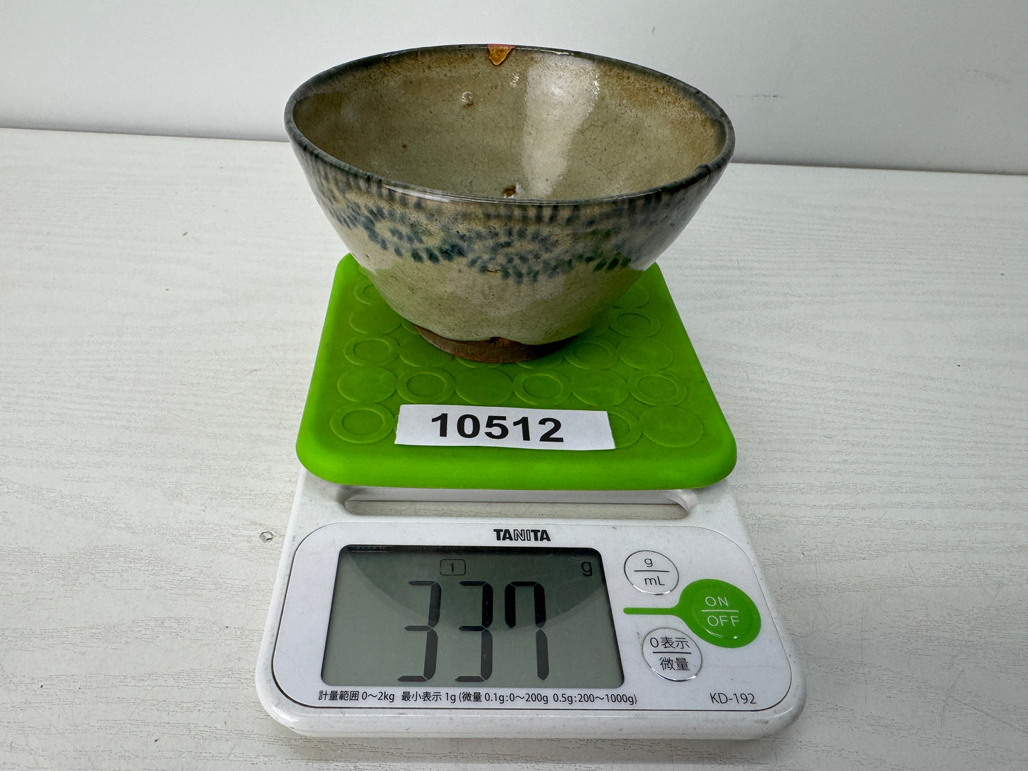 Y10512 CHAWAN Mino-ware kintsugi bowl Japan antique tea ceremony pottery cup