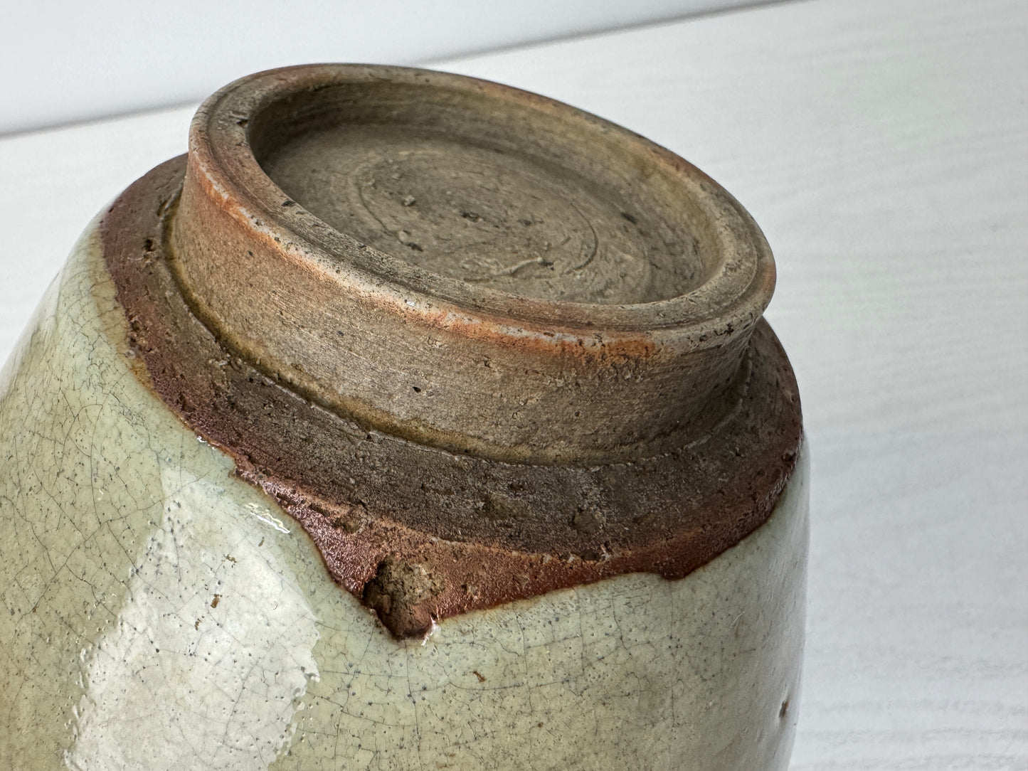Y10512 CHAWAN Mino-ware kintsugi bowl Japan antique tea ceremony pottery cup