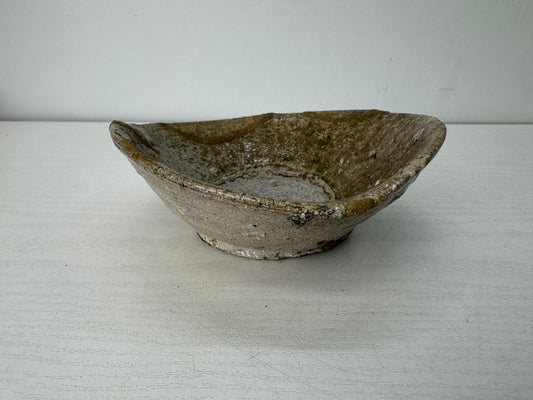 Y10513 CHAWAN Seto-ware Yamajawan excavated bowl Japan antique tea ceremony cup