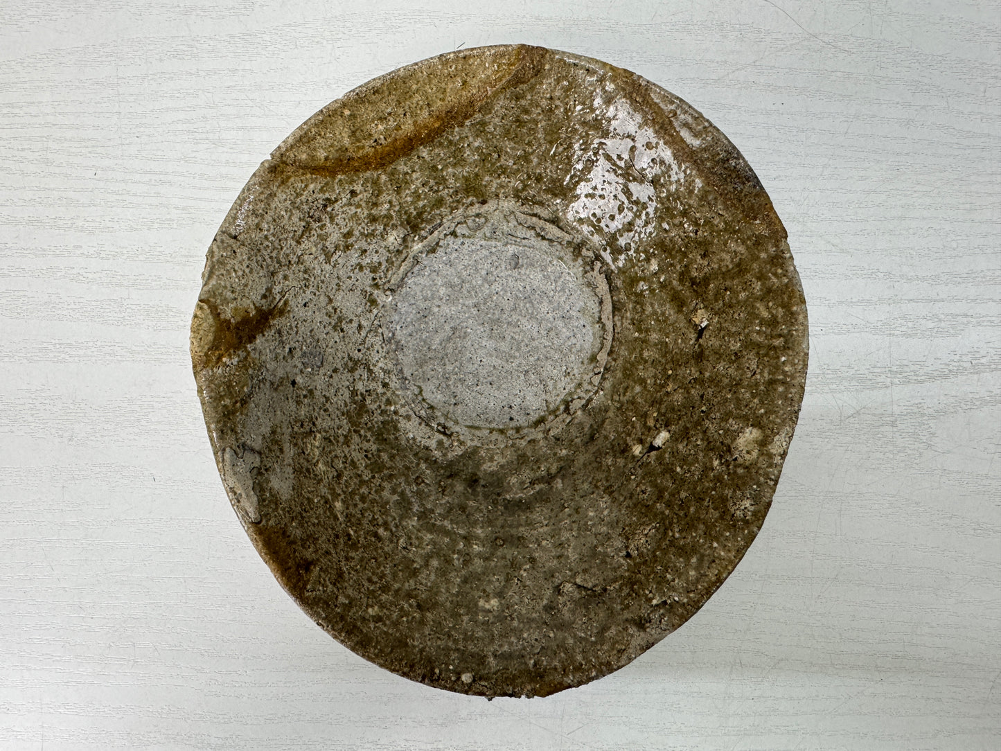 Y10513 CHAWAN Seto-ware Yamajawan excavated bowl Japan antique tea ceremony cup